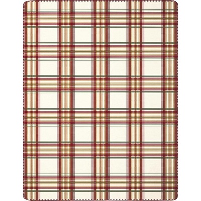Villeroy & Boch Toy's Delight vánoční deka Tartan 150x200