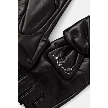 Karl Lagerfeld ръкавици дамски от кожа K/SIGNATURE (B3W33012)