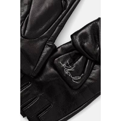 Karl Lagerfeld ръкавици дамски от кожа K/SIGNATURE (B3W33012)