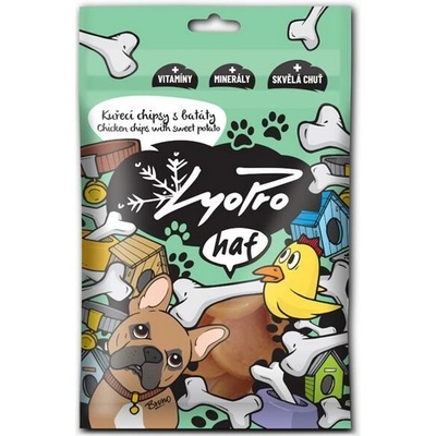 Lyopro DOG poch. sušené Kuracie chipsy s batátmi 70 g