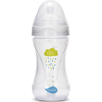 Nuvita fľaša Mimic Cool Transparent white 250ml