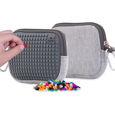Pixie Crew Детско портмоне Pixie Crew - Grey/Grey (PXA-07-26)