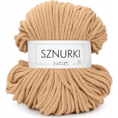 Bobbiny Sznurki outlet - 5mm Sznurki - 5mm: Biscuit