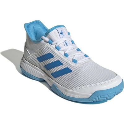 Adidas Adizero Club k Jr - cloud white/blue rush/sky rush – Zboží Dáma