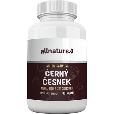Allnature Černý česnek 60 kapslí