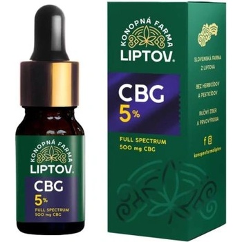 Konopna Farma Liptov Cbg масло 05 % full spectrum premium