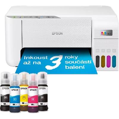 EPSON EcoTank L3276, 5760x1440dpi, A4, 33ppm, USB, Wi-Fi, bílá