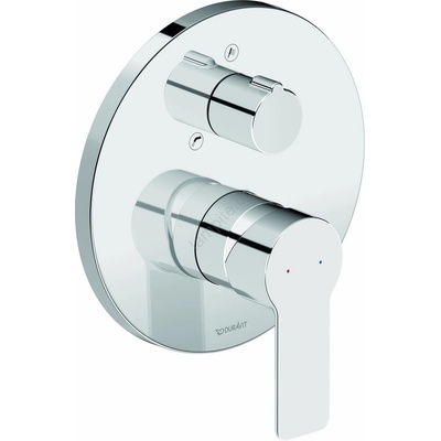 Duravit DC5210012010-Вграден смесител за вана за скрита инсталация D-CODE лъскав хром (DA0044)