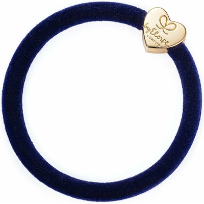 By Eloise London Velvet Gold Heart farba Navy Blue