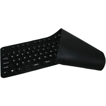 Silikonová klávesnice USB voděodolná černá