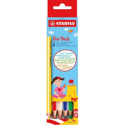 STABILO Trio thick sada 6 pastelek; 23510