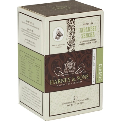Harney & Sons Japonská Sencha Wrapped Sachets 20 s.