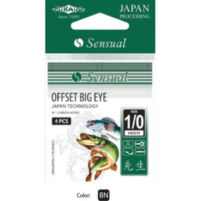 Mikado SENSUAL OFFSET BIG EYE BN vel.6 5 ks