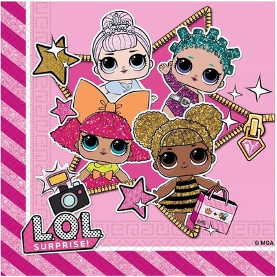 Godan Servítky L.O.L. Surprise 33x33cm 20 ks