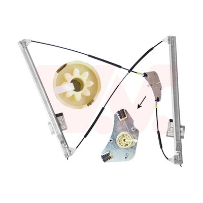 Mechanizmus zdvíhania okna VAN WEZEL 3080261