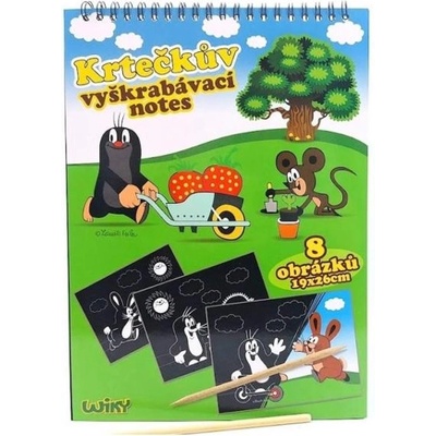 Wiky Бележник за изстъргване Къртко / 8 листа