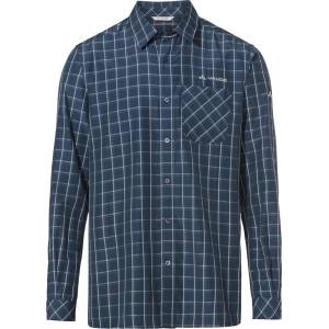 Vaude Мъжка риза с копчета Vaude Albsteig L/S Shirt III Shirt - Dark Sea / Dark Sea - размер 4XL (033-1675-0917)