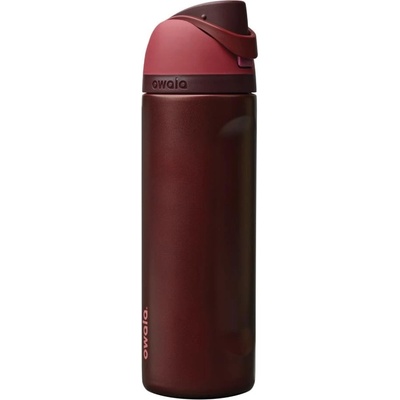 Owala FreeSip Insulated Stainless Steel Drinking Bottle with Straw, 710ml - BPA Free, Ideal for Sports, Fitness, Outdoors and Travel, Black Cherry - C08796