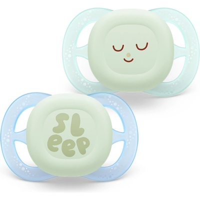 Philips Залъгалки Philips Avent Ultra Start Night 0-2м дизайн Sleep, момче (Ultra Start Night)