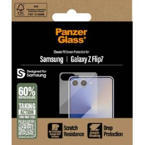 Panzer Стъклен протектор PanzerGlass - Classic, Galaxy Z Flip 7, прозрачен