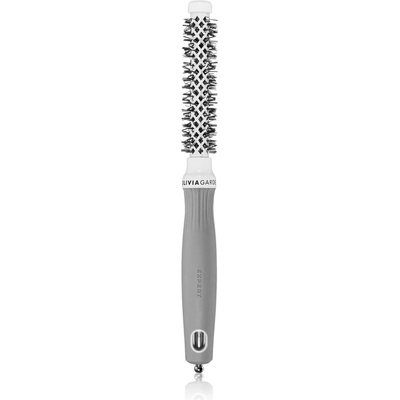 Olivia Garden Expert Shine Wavy Bristles White&Grey Четка за коса průměr 15 mm