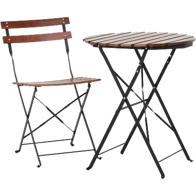 Carmen Сгъваем кетъринг стол gombe - орех (3535148)