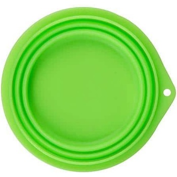 Kerbl - Сгъваема силиконова купа 1000 мл. - зелена