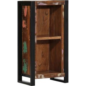 vidaXL Нощно шкафче 40x30x80 cm Масивна дървесина Възстановена (4013600)