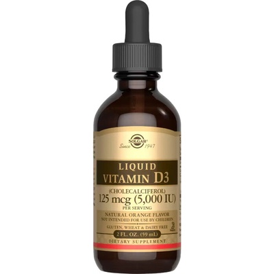 Solgar Liquid Vitamin D3 5000IU Cholecalciferol 59 ml