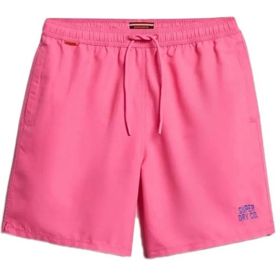 Superdry Бански гащета Superdry Essential 16´´ swimming shorts - Pink (Shocking Pink)