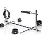 Master Series Imprisoned Metal Stockade with Dildo