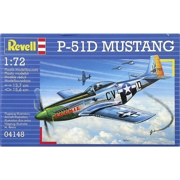 Revell Plastic ModelKit letadlo 04148 P-51D MUSTANG 1:72