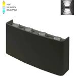 VITO LED ФАСАДЕН АПЛИК 3231130 BINO-4 8W SMD 3xCCT 16x10см IP65 ЧЕРНЕН (3231130)