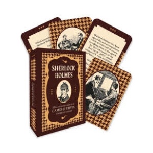 SHERLOCK HOLMES 52 ILLUS CARDS W GAMES & | PYRAMID (2024)