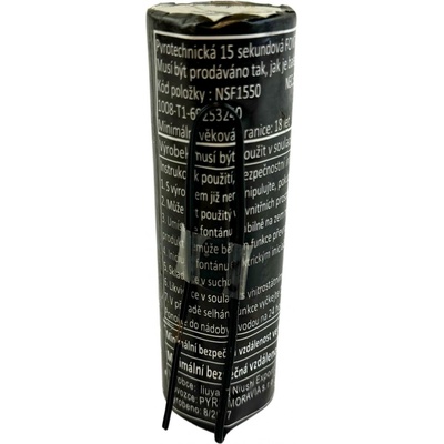 Gejzír stříbrný 5 m 15 sek. s palníkem SF1550
