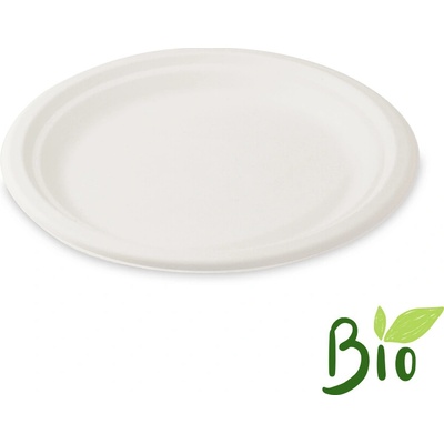 WIMEX Talíř kulatý BIO cukrová třtina 22 cm [50 ks]