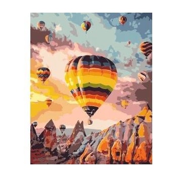 Smart Flamingo Creative set Flamingo Line Painting by numbers 40x50cm Cappadocia (FLG157-01)