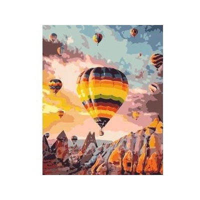 Smart Flamingo Creative set Flamingo Line Painting by numbers 40x50cm Cappadocia (FLG157-01)