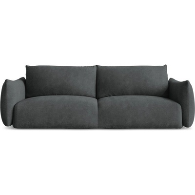 makamii Тъмносив шенилов разтегателен диван 230 cm Leila - Makamii (LEILA_3SF_61_P1_C2)