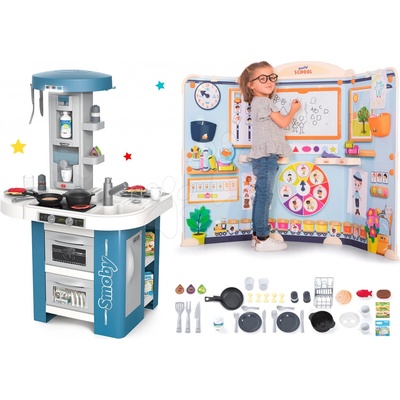 Smoby Set kuchynka s technickým vybavením Tech Edition elektronická so školou pre škôlkárov Hra na učiteľa a žiaka