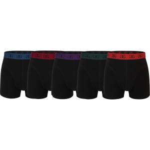 Giorgio Боксерки Giorgio Mens Essential 5-Pack Trunks - Black / Multi