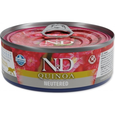 N&D Cat QUINOA Adult Neutered Pork 80 g