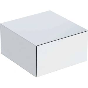 Geberit ONE - Страничен шкаф, 45x25x47 cm, 1 чекмедже, гланцово бяло 505.078. 00.1 (505.078.00.1)