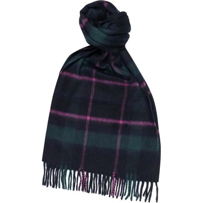 Joshua Ellis 1767 Joshua Ellis Plaid Brushed Scarf Black