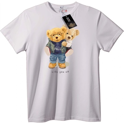 NOONEBRAND Тениска с Плюшена Мечка - 2XL, White