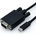 Roline Адаптер USB C 3.2 Gen 2 - VGA, M/M, 2 м 11.04. 5821-10 (11.04.5821-10)
