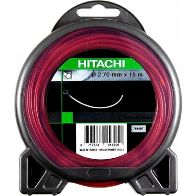 HiKOKI (Hitachi) Корда за тример кръгла HiKOKI - ф 2.7 mm, 15 m, червена (781007)
