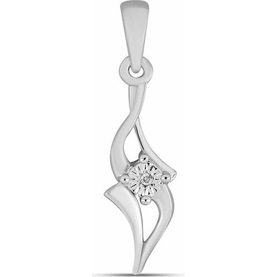 Nefertitis Přívěsek stříbrný s broušeným diamantem 017387 DIA NF55893