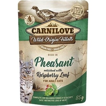 Carnilove Rich in Pheasant Enriched with Raspberry Leaves 24 x 85 g