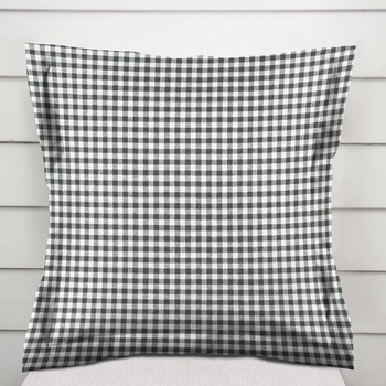 Biante Rebeka RE-012 s lemom sivo biela kocka malá 30 x 50 cm